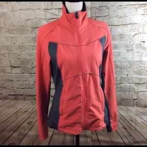 Peach & Gun Metal Columbia Titanium Jacket Sm